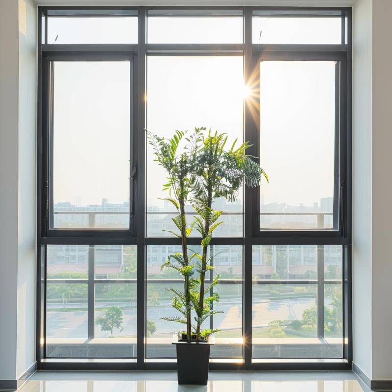 Modern and minimal house window