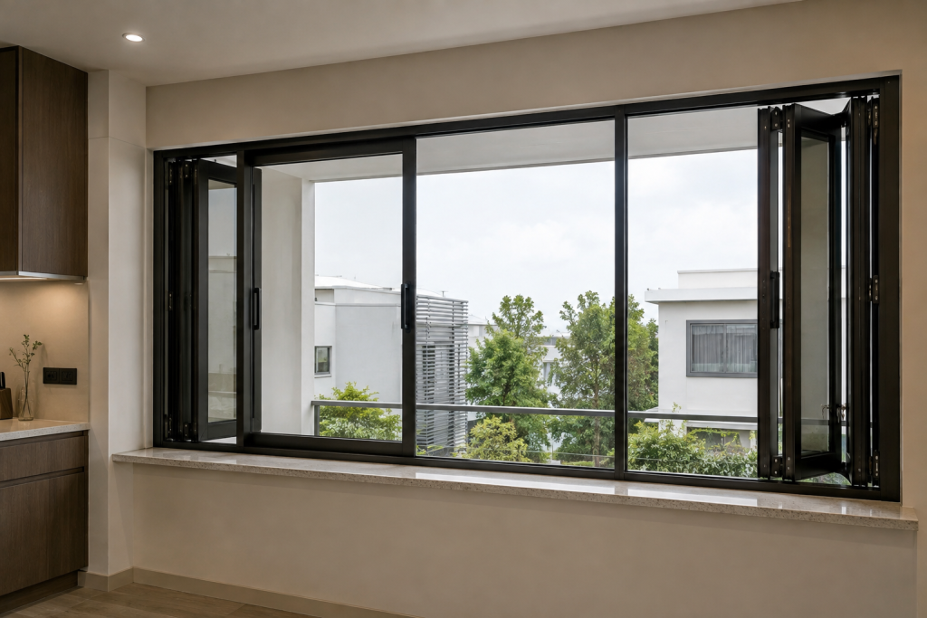 Slide & Fold Window