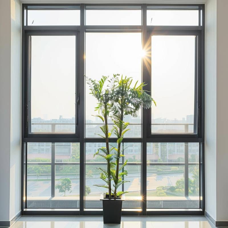 Modern and minimal house window