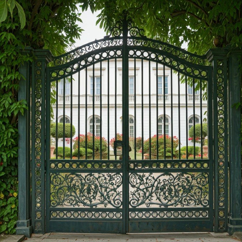 a green gate
