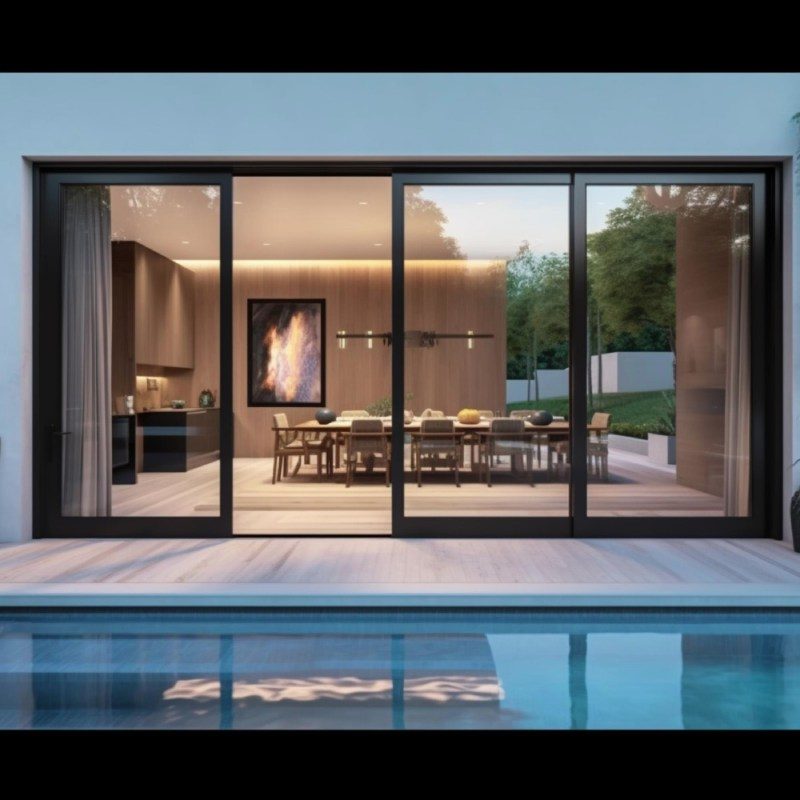 slide and swing door